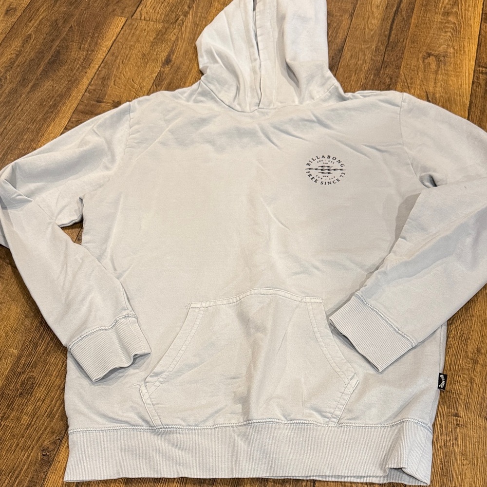 Billabong Light Blue Pullover Hoodie
